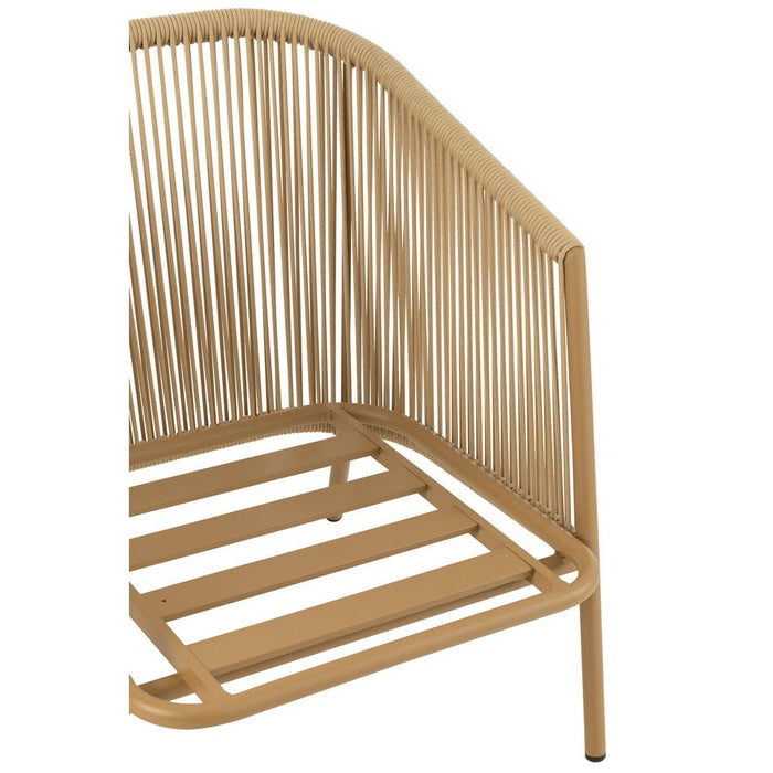 Kussen 3-zitsbank Beige Katoen 65x76 cm-Kussens-J-Line
