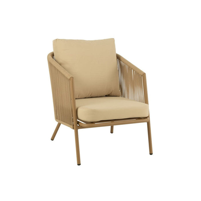 Kussen 3-zitsbank Beige Katoen 65x76 cm-Kussens-J-Line