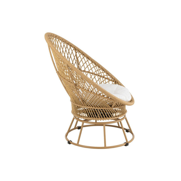 Kussen 3-zitsbank Beige Riet 92 cm 92x88x100 cm-Kussens-J-Line