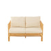 Kussen 3-zitsbank Naturel Polyester 73x127 cm-Kussens-J-Line