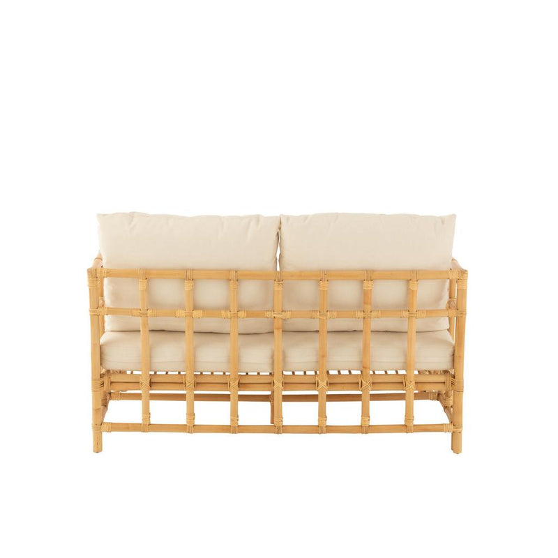 Kussen 3-zitsbank Naturel Polyester 73x127 cm-Kussens-J-Line