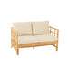 Kussen 3-zitsbank Naturel Polyester 73x127 cm-Kussens-J-Line