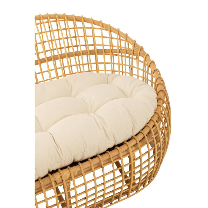 Kussen 3-zitsbank Naturel Rotan 84x137 cm-Kussens-J-Line