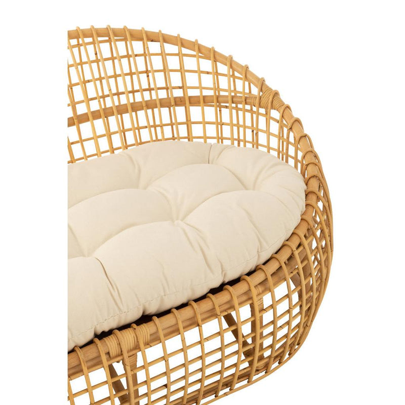 Kussen 3-zitsbank Naturel Rotan 84x137 cm-Kussens-J-Line
