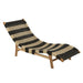 Kussen 3-zitsbank Zwart Teakhout 65x168 cm-Kussens-J-Line