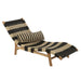Kussen 3-zitsbank Zwart Teakhout 65x168 cm-Kussens-J-Line