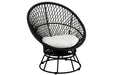 Kussen 3-zitsbank Zwart ijzer 90 cm 90x92x100 cm-Kussens-J-Line
