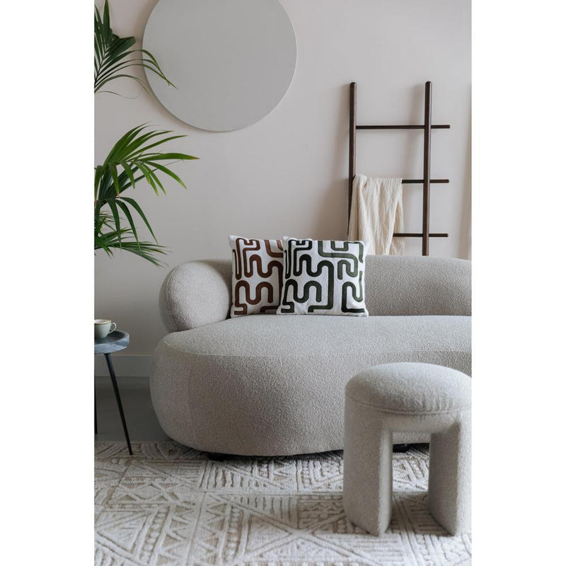 Kussen Ayur Polyester Bruin 40x40 cm-Kussens-Creating Home