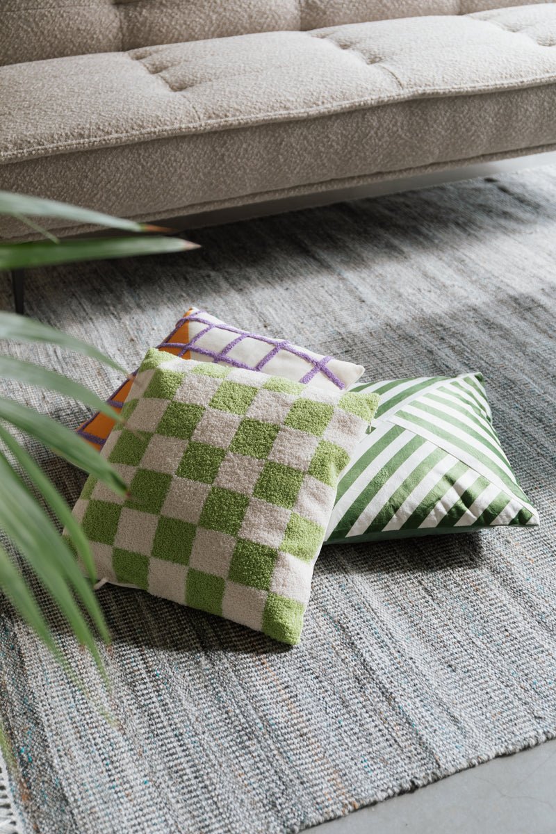 Kussen Pex Polyester Groen 40x40 cm-Kussens-Creating Home