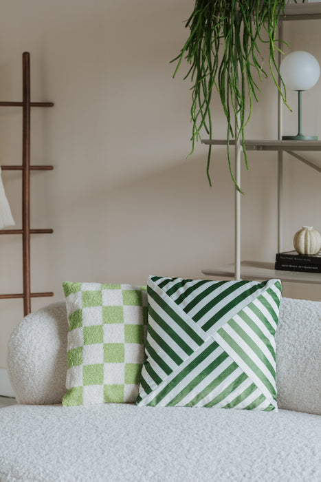 Kussen Pex Polyester Groen 40x40 cm-Kussens-Creating Home