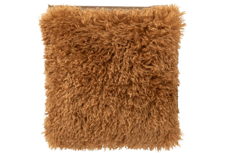 Kussen Sierkussen Bruin Polyester 45 cm Polyester 45x45x15 cm-Kussens-J-Line