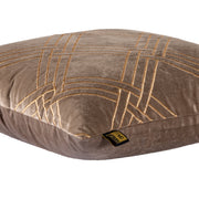 Kussen Sierkussen Cerine Stof Bruin 3x45 cm-Kussens-PTMD