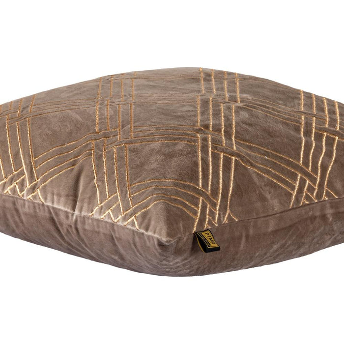Kussen Sierkussen Cerine Stof Bruin 3x60 cm-Kussens-PTMD