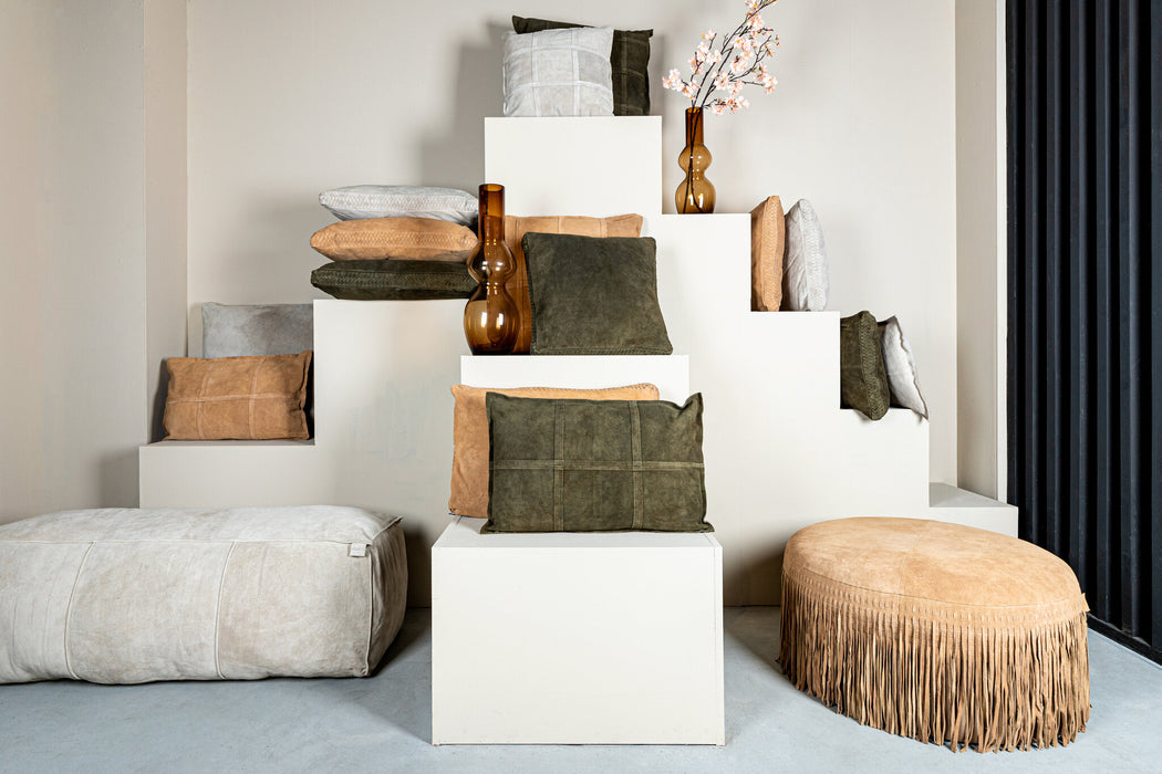 Kussen Sierkussen Cobie Polyester Beige 715918