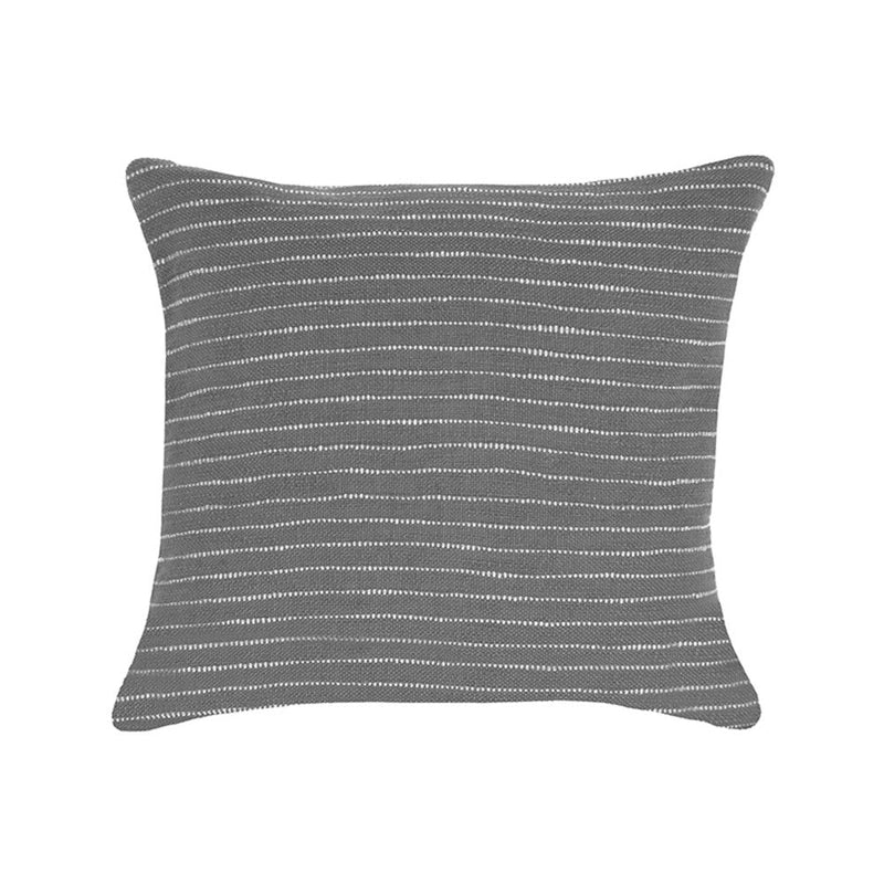 Kussen Sierkussen Geweven Grijs Katoen 45x45 cm-Kussens-LABEL51