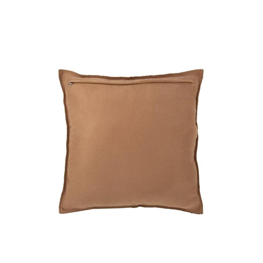 Kussen Sierkussen Goud Leer 45 cm 45x45x8 cm-Kussens-J-Line