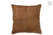Kussen Sierkussen Goud Leer 45 cm 45x45x8 cm-Kussens-J-Line
