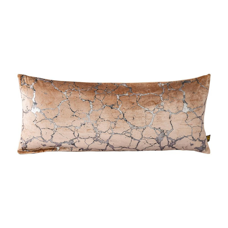 Kussen Sierkussen Kyleen Stof Geel 3x80 cm-Kussens-PTMD