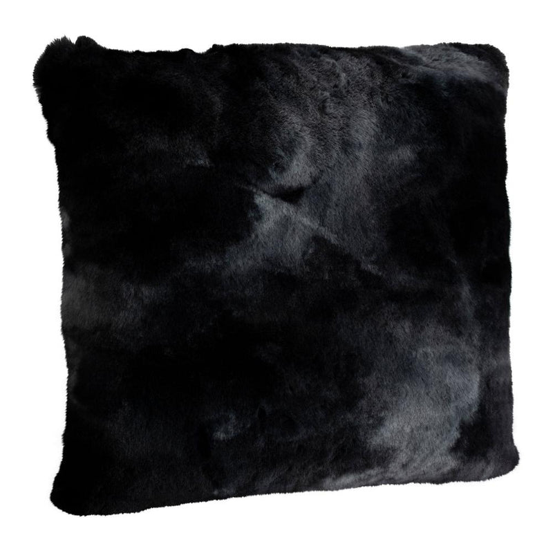 Kussen Sierkussen Linde Polyester Zwart 10x45 cm-Kussens-PTMD