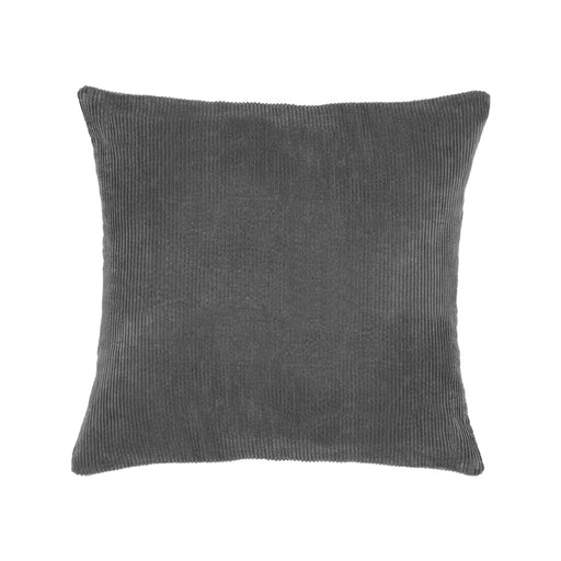 Kussen Sierkussen Rib Donkergrijs Katoen - 45x10x45 cm-Kussens-LABEL51