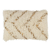 Kussen Sierkussen Wit Katoen Rechthoekig 60x40 cm-Kussens-J-Line