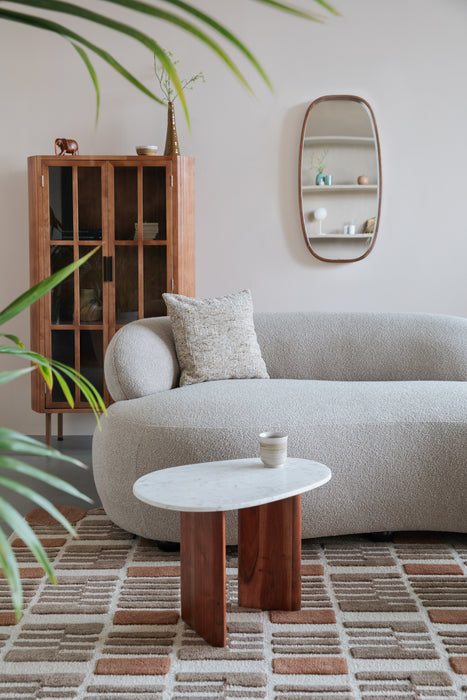 Kussen Sydney Polyester Beige 40x40 cm-Kussens-Creating Home