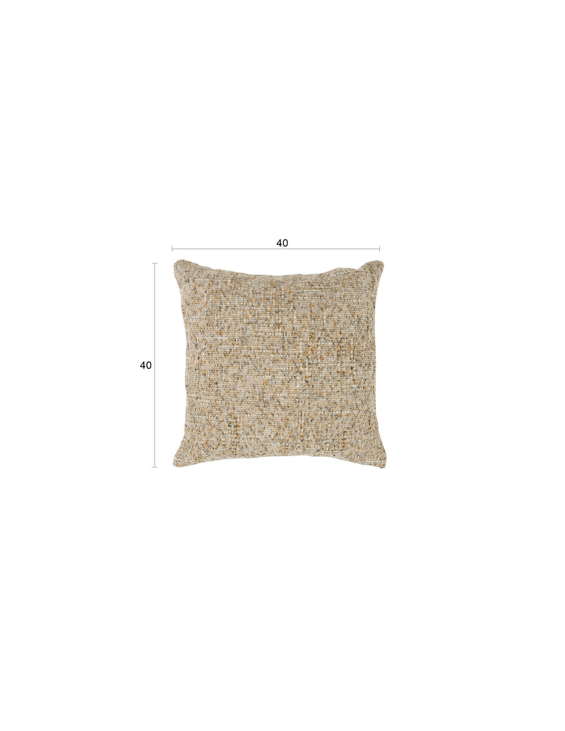 Kussen Sydney Polyester Bruin 40x40 cm-Kussens-Creating Home