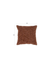 Kussen Sydney Polyester Terracotta 40x40 cm-Kussens-Creating Home