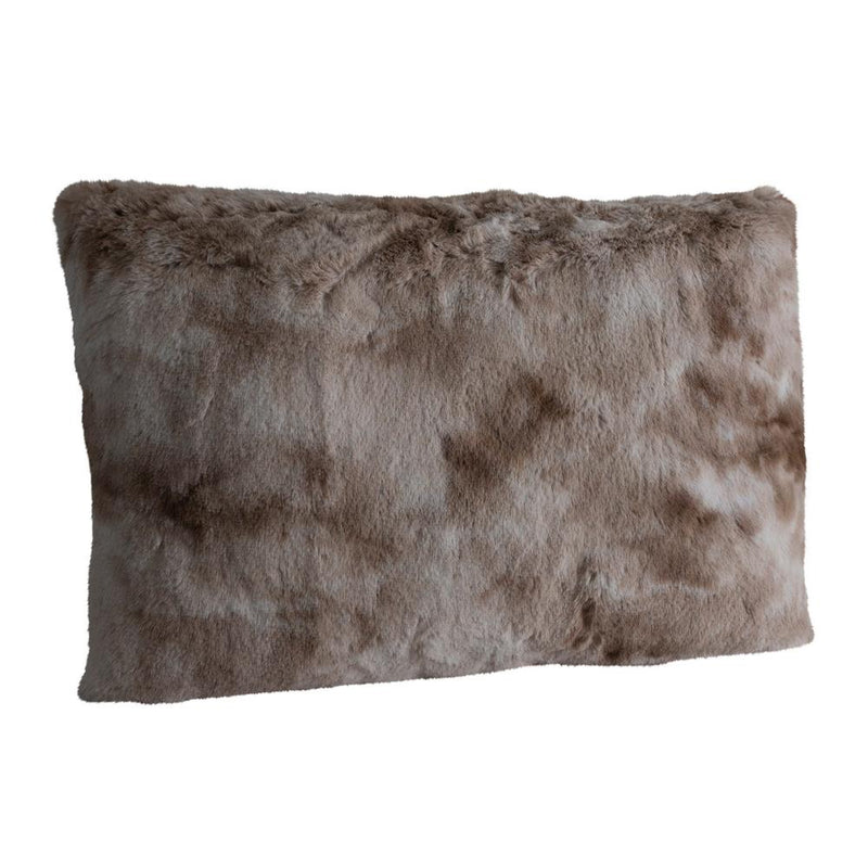 Kussens 2de kans PTMD Linde Beige Imitatiebont Sierkussen Rechthoek – Luxe Woondecoratie-Kussens-PTMD