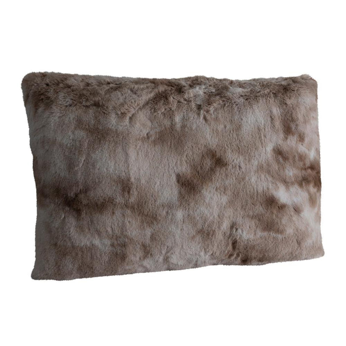 Kussens 2de kans PTMD Linde Beige Imitatiebont Sierkussen Rechthoek – Luxe Woondecoratie-Kussens-PTMD