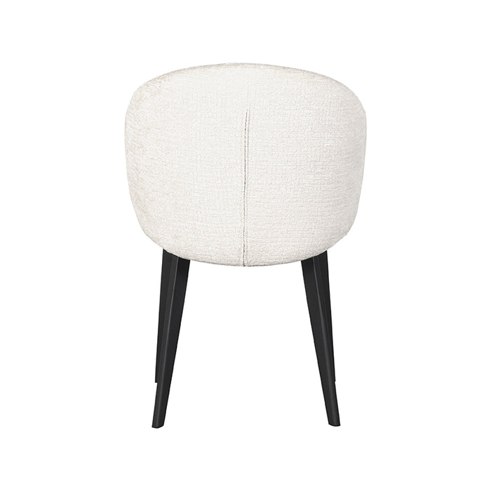 LABEL51 2de kans Eetkamerstoel Logan - Crème - Fluweel-Eetkamerstoelen-LABEL51