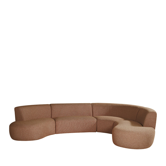 LABEL51 Bank Florence - Coral - Boucle - U-Bank-3-Zitsbanken-LABEL51