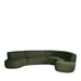LABEL51 Bank Florence Forest Boucle U-Bank 350x262x77 cm-U-banken-LABEL51