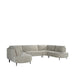 LABEL51 Bank Milano - Naturel - Chenille - U-Bank-3-Zitsbanken-LABEL51