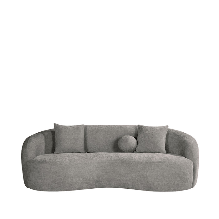 LABEL51 Sofa Novo - Stone - Chenille - 2,5-Sitzer