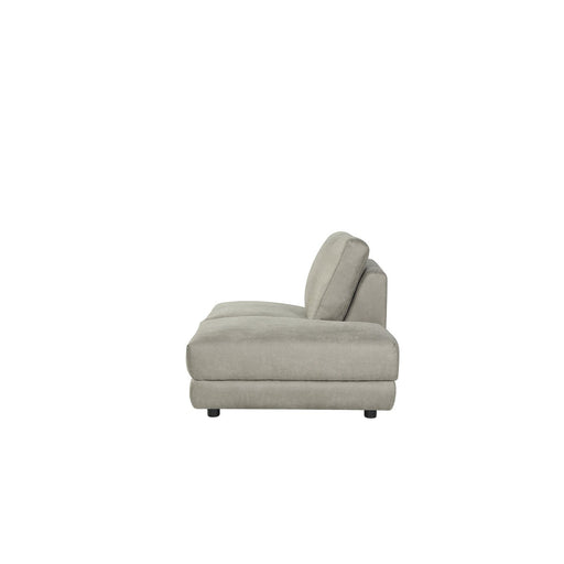 LABEL51 Bank Tivoli - Taupe - Kunstleder - Ottomane Rechts-Banken-LABEL51