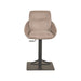 LABEL51 Barkruk Beauty Taupe Micro Suede Gaslift 52x89x113 cm-Barkrukken-LABEL51