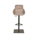 LABEL51 Barkruk Beauty - Taupe - Micro Suede - Gaslift-Barkrukken-LABEL51