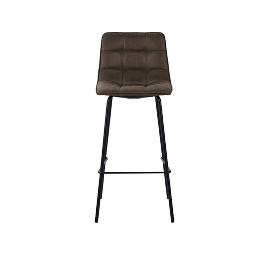 LABEL51 Barkruk Bistro - Moss - Micro Suede - Zithoogte 78-Barkrukken-LABEL51