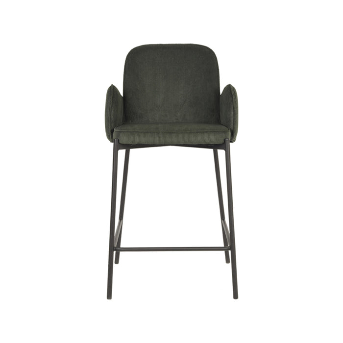 LABEL51 Barkruk Jari Army Ribcord Laag 51x53x94 cm-Barkrukken-LABEL51
