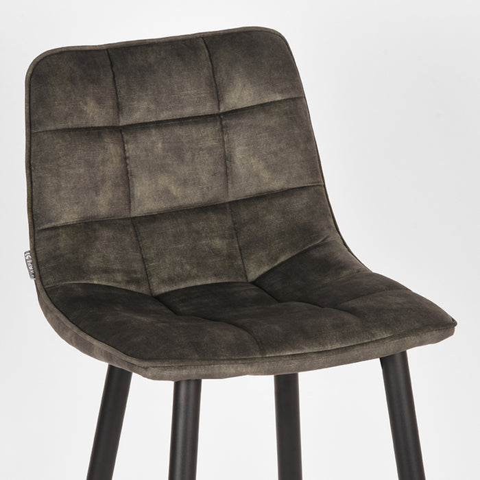 LABEL51 Barkruk Jelt - Hunter - Velours - Hoog-Barkrukken-LABEL51