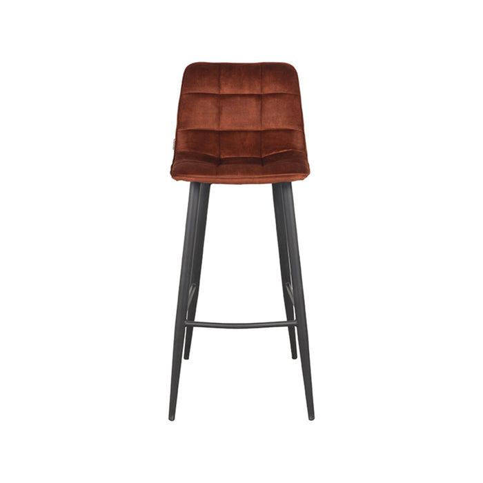 LABEL51 Barkruk Jelt - Rust - Velours - Hoog-Barkrukken-LABEL51