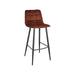 LABEL51 Barkruk Jelt - Rust - Velours - Hoog-Barkrukken-LABEL51
