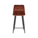 LABEL51 Barkruk Jelt Rust Velours Laag 42x46x92 cm-Barkrukken-LABEL51