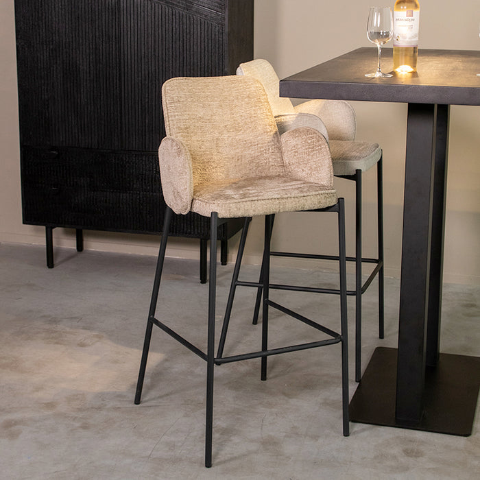 LABEL51 Barkruk Joni - Beige - Elegance - Hoog-Barkrukken-LABEL51