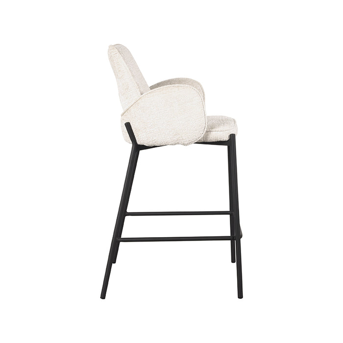 LABEL51 Barkruk Joni - Creme - Elegance - Laag-Barkrukken-LABEL51