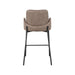 LABEL51 Barkruk Joni Taupe Micro Suede 51x53x94 cm-Barkrukken-LABEL51