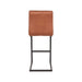 LABEL51 Barkruk Milo Cognac Microvezel 41x53x100 cm-Barkrukken-LABEL51