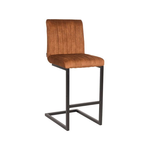 LABEL51 Barkruk Milo Fluweel Oker 66cm-Barkrukken-LABEL51