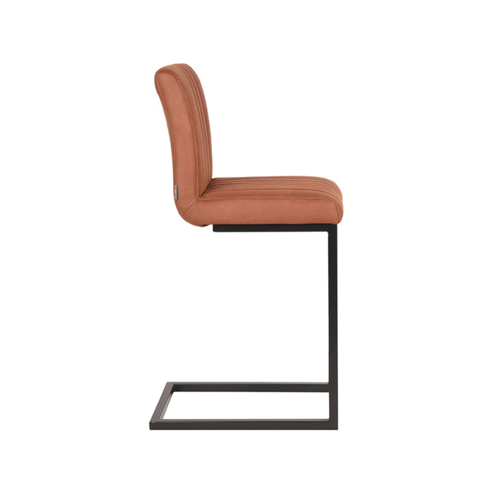 LABEL51 Barkruk Milo Stof Cognac 66cm-Barkrukken-LABEL51